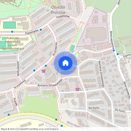 ul. ks. Stefana Mazanka, Mistrzejowice, Mistrzejowice, Kraków, małopolskie