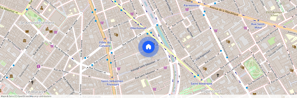 République-Saint Ambroise, Paris 11Ème