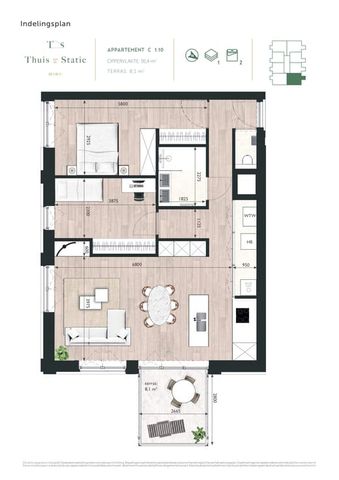 Appartement te huur - Foto 5