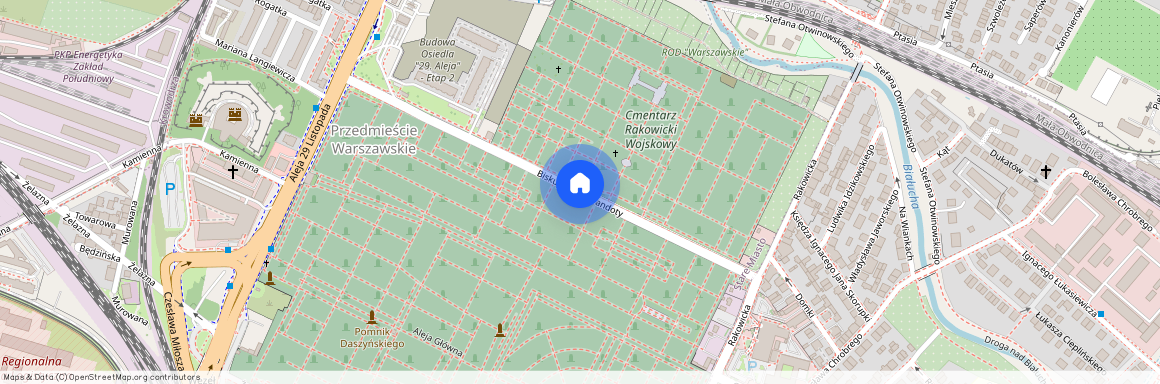 ul. bp. Jana Prandoty, Przedmieście Warszawskie, Stare Miasto, Kraków, małopolskie