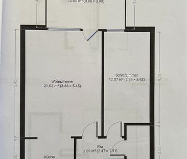 Charmante 2 Zimmer Wohnung mit Terrasse und Garten - Foto 1