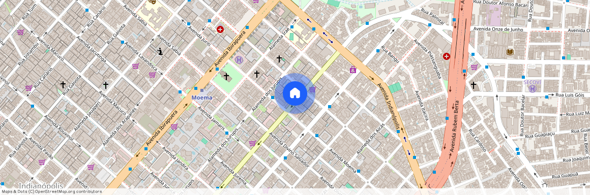 Alameda dos Maracatins, 280 - Indianópolis, São Paulo - SP