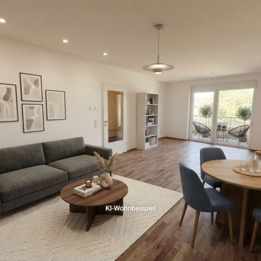 Erstbezug -Helle 2-Zimmer-Wohnung mit Balkon und Loggia in Großstelzendorf - Foto 1