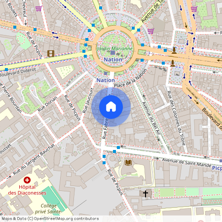 Appartement à louer rue Fabre d'Églantine, Paris 12ème