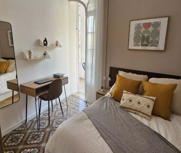 Room in a shared 7-bedroom apartment for rent in la Dreta de l'Eixample. - Foto 5