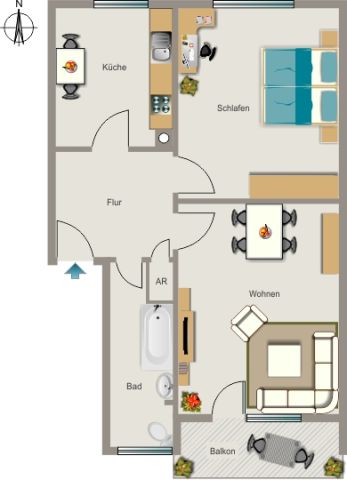 An der Bergbrücke 33, 45356 Essen - Photo 3