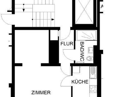 1-Zimmer Wohnung in Haspe-Quambusch - Photo 3