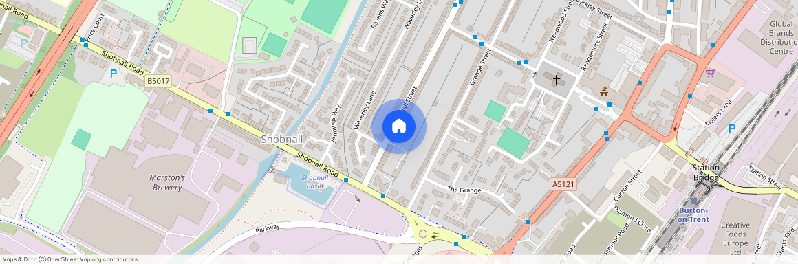 Shobnall Street, Burton upon Trent DE14