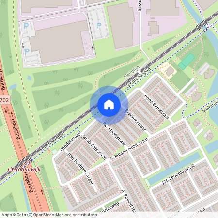 Literatuurwijk Noordwest, 1321 VW, Vondelstraat, Almere