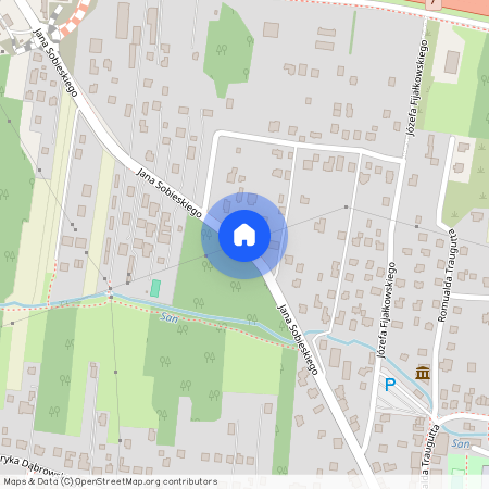 ul. Jana Sobieskiego, Myślenice, Myślenice, myślenicki, małopolskie