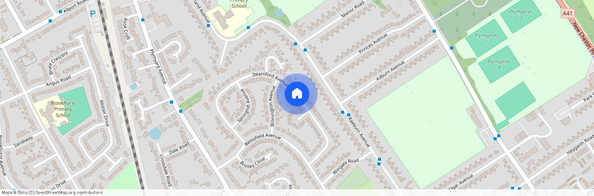 Dearnford Avenue, Bromborough
