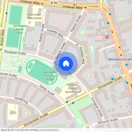 Thurgauer Str. 50, 13407 Berlin OT Reinickendorf, Zur Karte