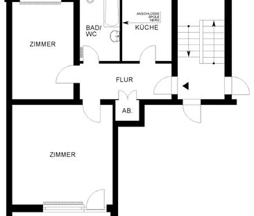 Großzügige 2-Zimmer-Wohnung mit Wohnberechtigungsschein zu vermiete... - Foto 5