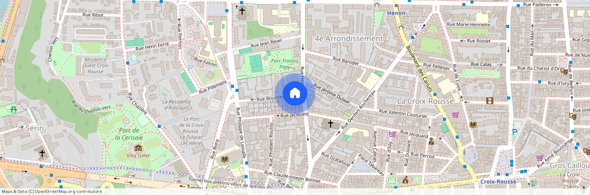 1 RUE BOURNES, 4EME, Lyon