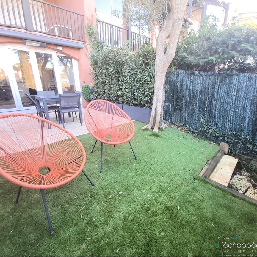 Appartement en rez de jardin pour 4 personnes avec accès plage et piscine à Gassin - Photo 1