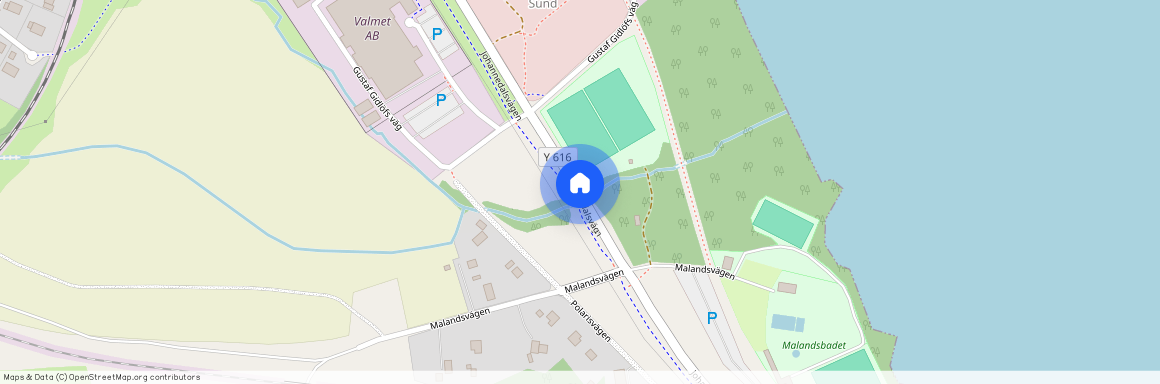 Johannedalsvägen, Sundsbruk