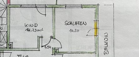 3 Zimmer Küche Bad & Balkon - Photo 1