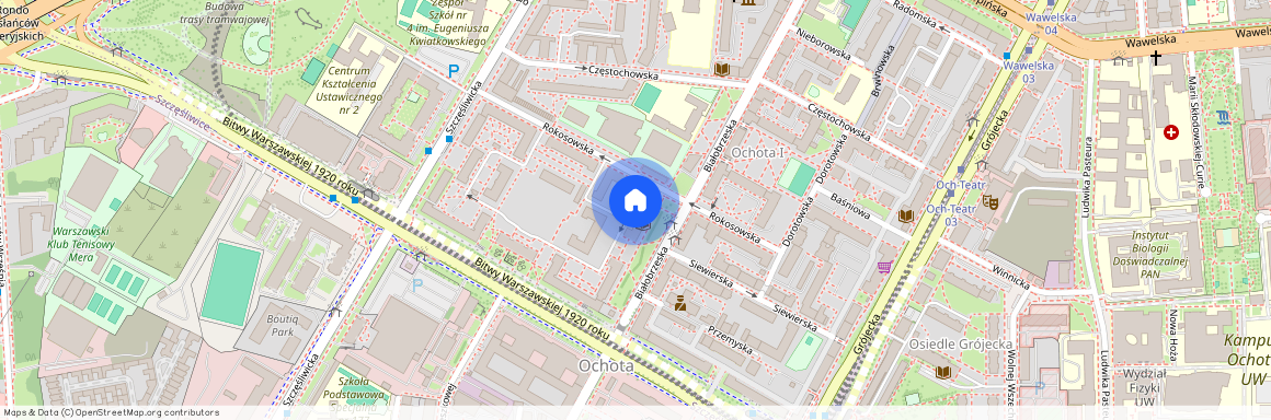 Warszawa, Ochota, ul., Białobrzeska