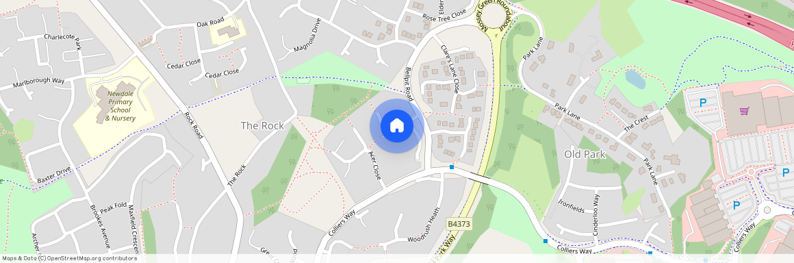 The Rock, Whitebeam Close