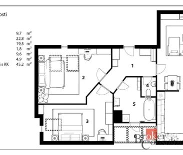 Pronájem bytu 3+kk 101 m - Fotografie 4