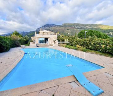 MENTON : VILLA AVEC PISCINE VUE MER - Photo 3