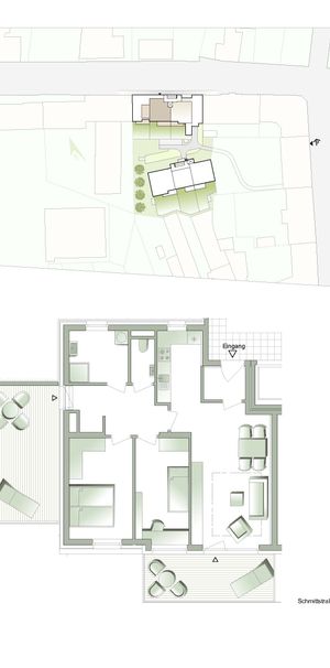 Sonnige - 3-Zimmer-Wohnung im Obergeschoss mit Balkon und Dachterrasse! - Foto 1