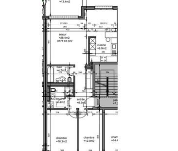 4.5 Zimmer, 136 m², 2. Stock - Foto 2