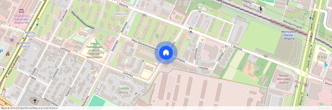 ul. Sulmierzycka, Okęcie, Włochy, Warszawa, mazowieckie