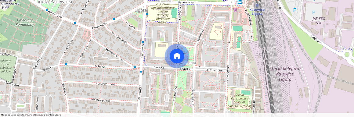 ul. Koszalińska, Ligota-Panewniki, Katowice, śląskie