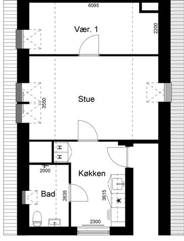 2-værelses studiebolig - Foto 2