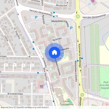 ul. Władysława Łokietka, Głogów, głogowski, dolnośląskie