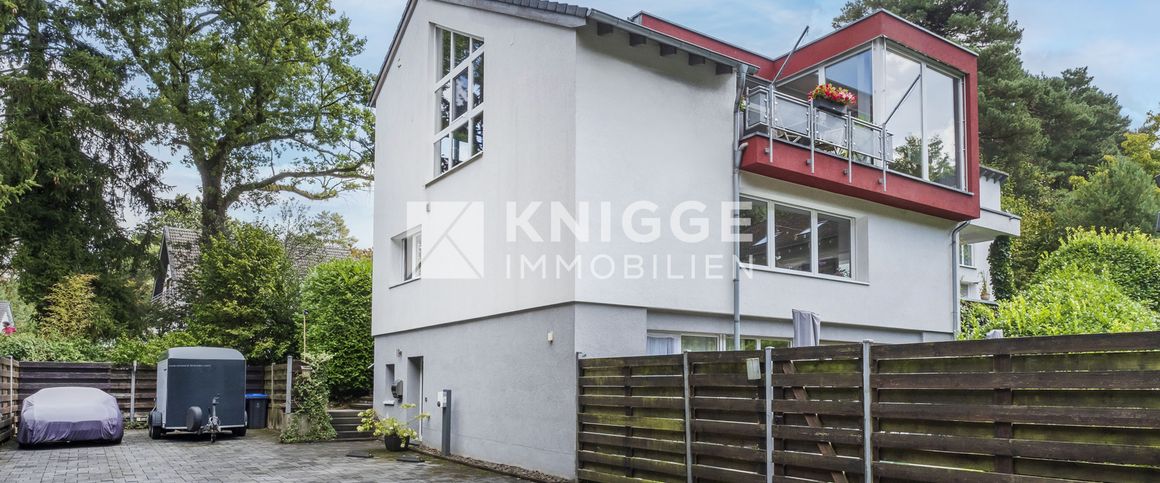 +++ 3439 - Architekten-Penthouse in begehrter Villenlage von GL-Hebborn +++ - Foto 1