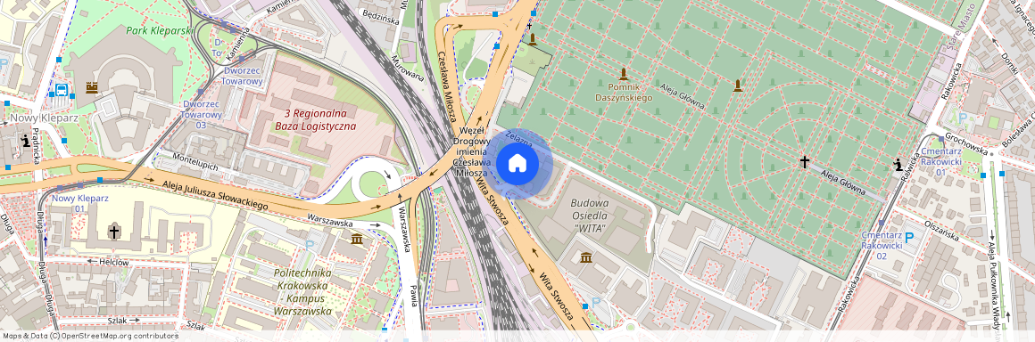 ul. Kątowa, Przedmieście Warszawskie, Stare Miasto, Kraków, małopolskie