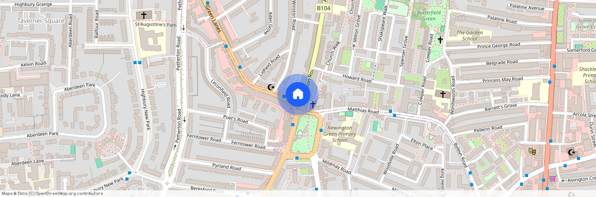 Newington Green, Holland House, N16