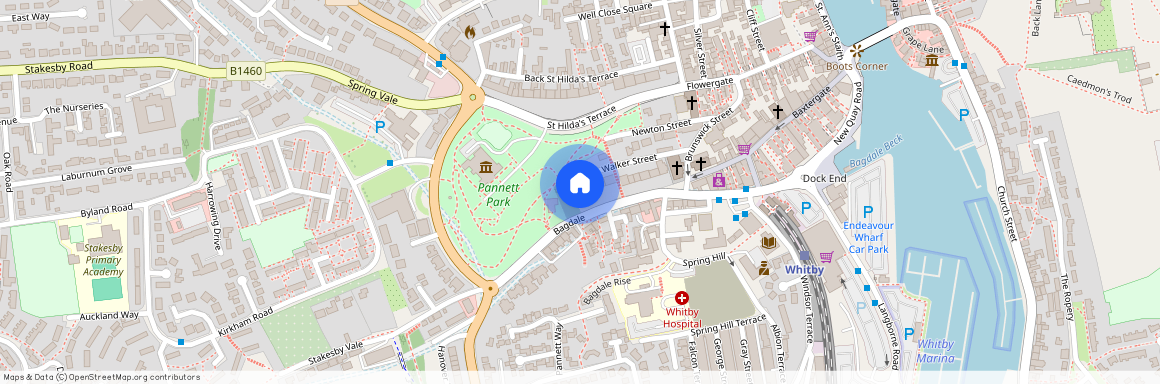 Flat 2, 13, Bagdale, Whitby, North Yorkshire, YO21