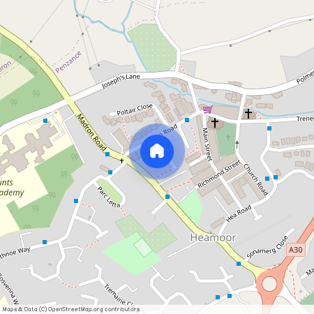 Wesley Street, Penzance, Cornwall, TR18