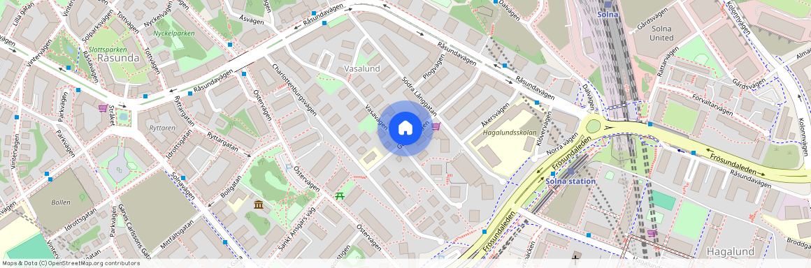 Gustafsvägen 14B, 169 58 Solna, Szwecja, Solna