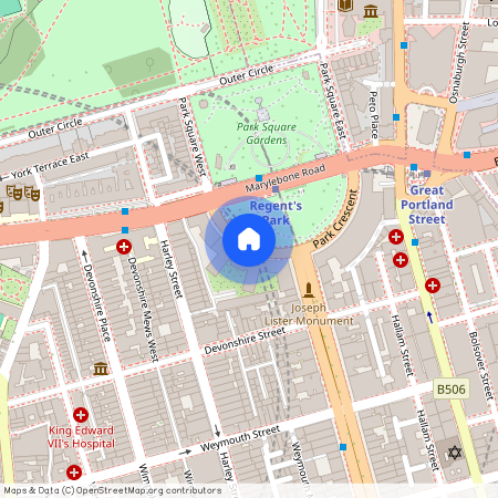 London, Park Crescent, W1B 1AA, United Kingdom