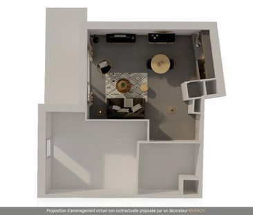 location Appartement T2 DE 42.36m² À CHAMBRAY LES TOURS - Photo 2