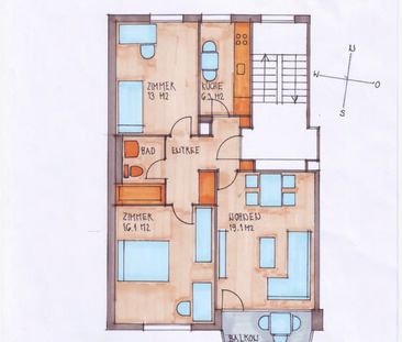 3 Zimmer, 65 m² - Photo 5