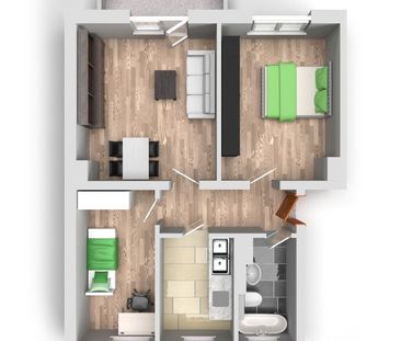 3-Raum-Wohnung Beethovenstraße 25 - Photo 6