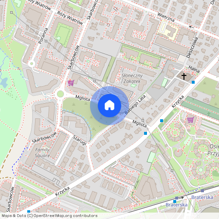 ul. Mglista, Krzyki, Krzyki, Wrocław, dolnośląskie