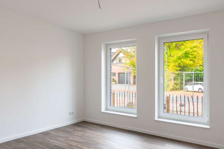 Saterland: Helle 2-Zimmer-Neubauwohnung im Erdgeschoss – Terrasse & moderne Haustechnik. Obj. 8942 - Photo 3