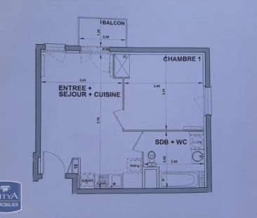 Appartement à louer 2 pièces 37.7m² - Photo 6