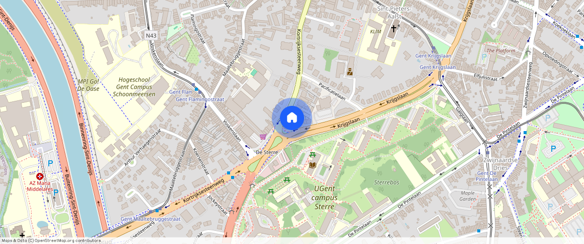 Krijgslaan **, 9000 Gent