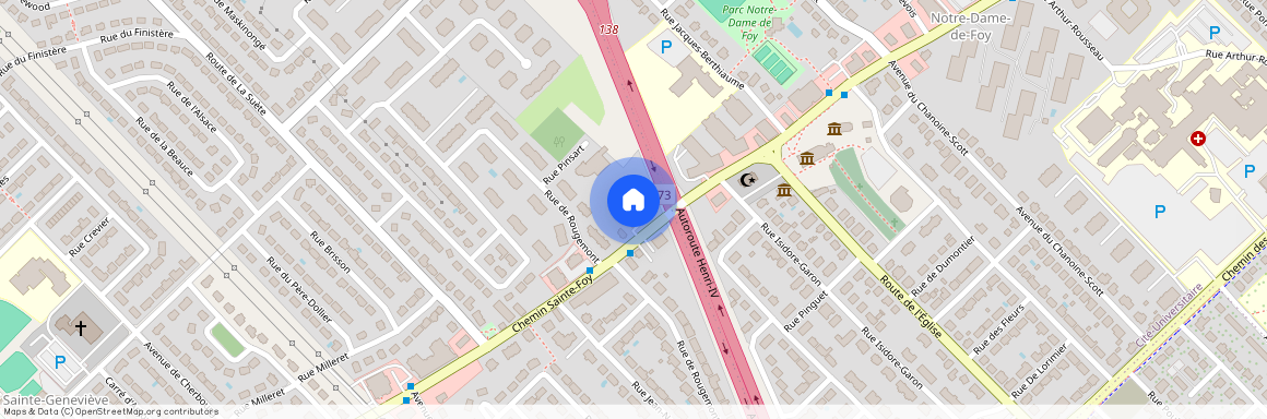 2938 Ch. Ste-Foy, app.203, Québec (Sainte-Foy/Sillery/Cap-Rouge) (Plateau), G1X 1P4