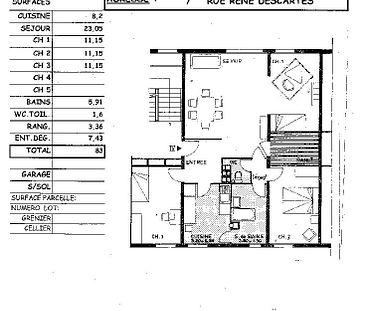 Location appartement T4 83.00m² à Reims (51100) Loyer CC * : 477.71 € Réf : ER.04530 - Photo 1