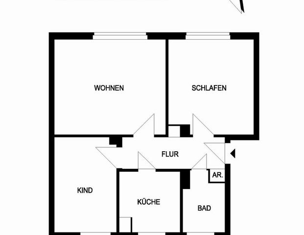 Schöne 2,5-Zi-Wohnung im Erdgeschoss! - 22941 Bargteheide - Foto 1