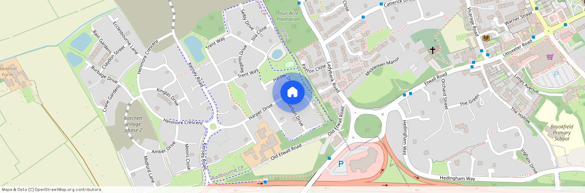 Harper Drive, Mickleover, Derby, Derbyshire, DE3 0AE