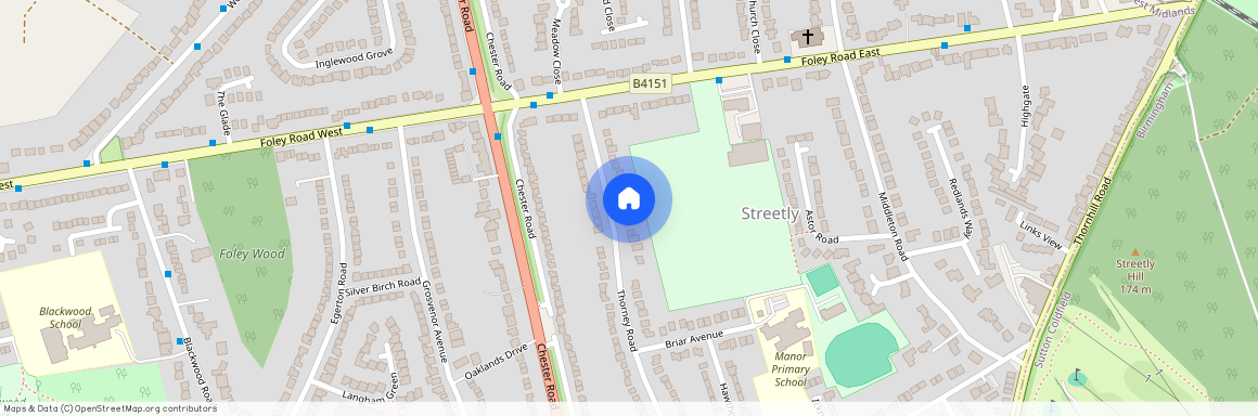 Sutton Coldfield B74